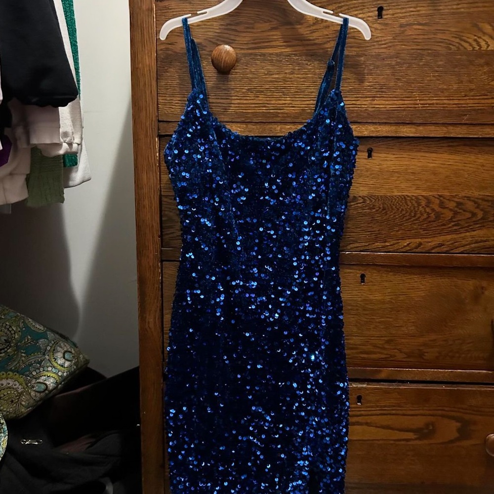 Blue Sparkly Dress